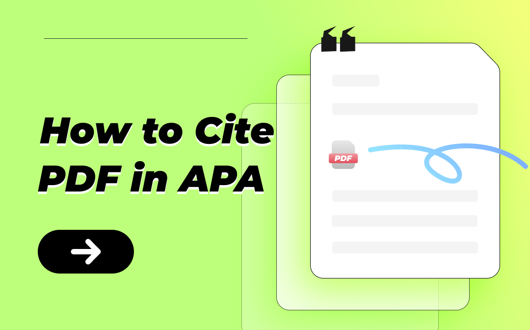 How to cite a pdf in apa